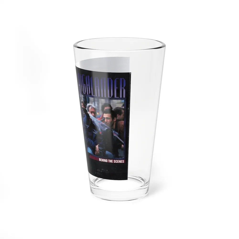 HIGHLANDER BEHIND THE SCENES (VHS COVER) Pint Glass 16oz - Go Mug Yourself