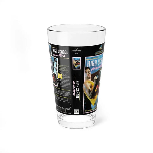 HIGHSCHOOL MURDERS VESTRON INTERNATIONAL (VHS COVER) Pint Glass 16oz 16oz - Go Mug Yourself