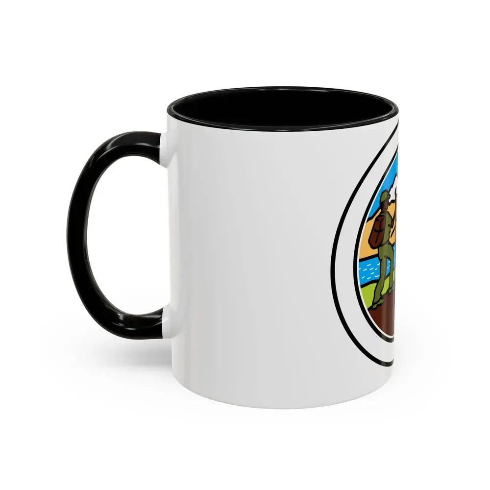 Hiking (Boy Scout Merit Badge) Accent Coffee Mug - Go Mug Yourself