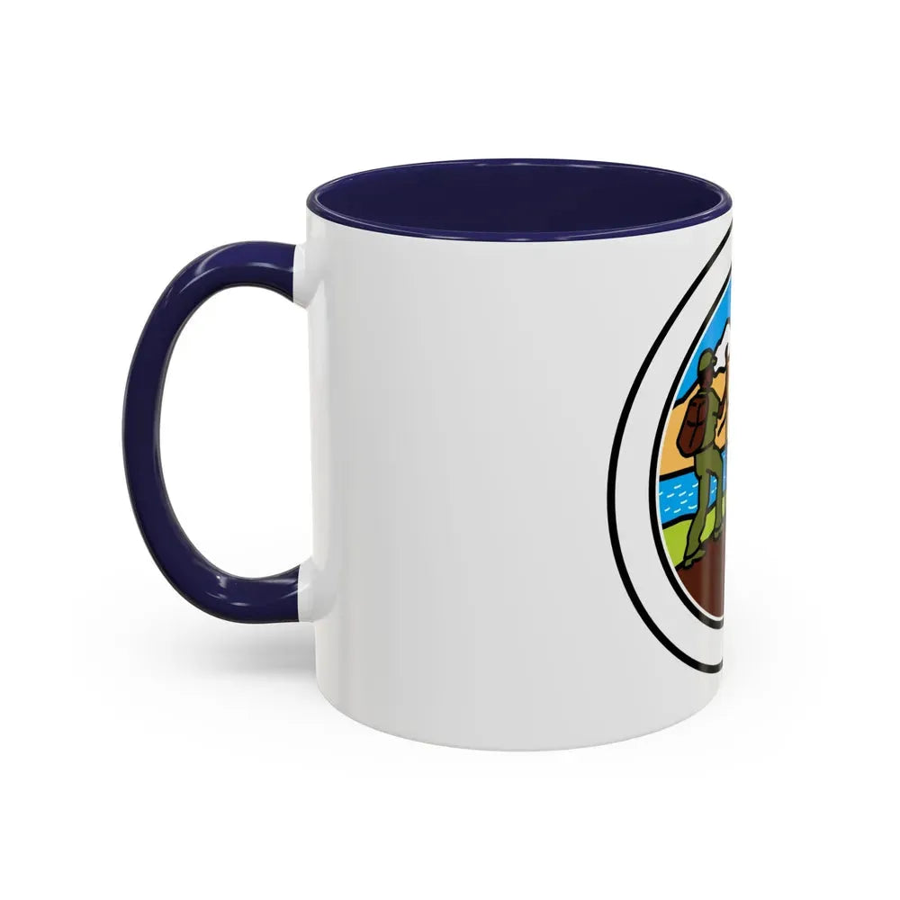 Hiking (Boy Scout Merit Badge) Accent Coffee Mug - Go Mug Yourself