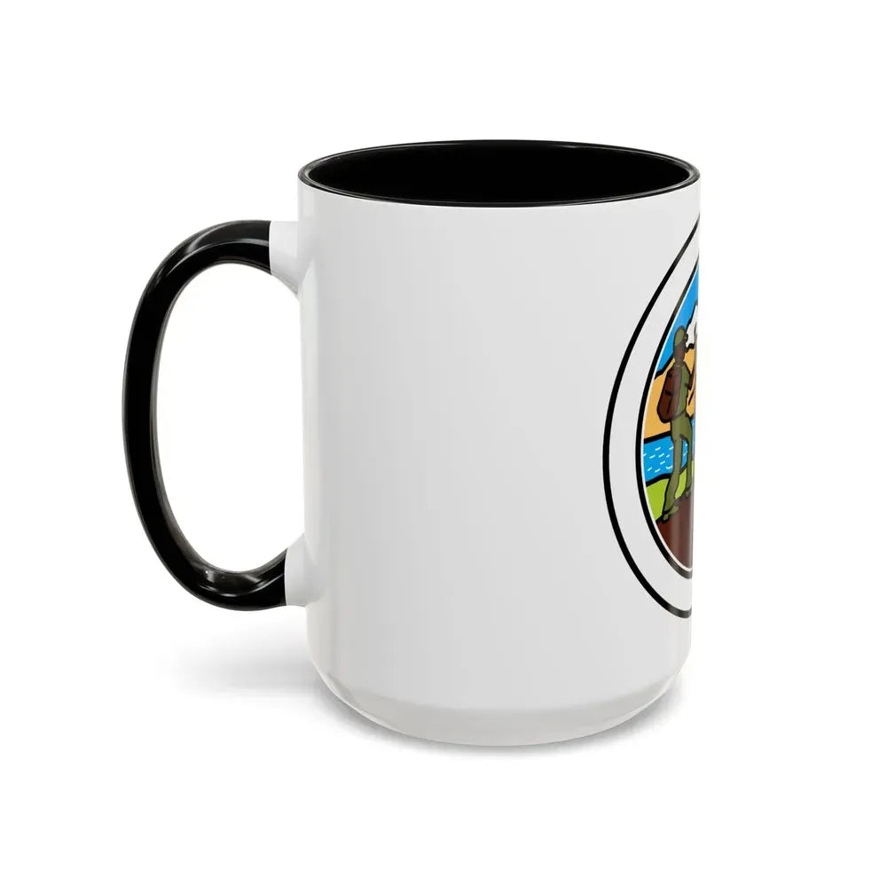 Hiking (Boy Scout Merit Badge) Accent Coffee Mug - Go Mug Yourself
