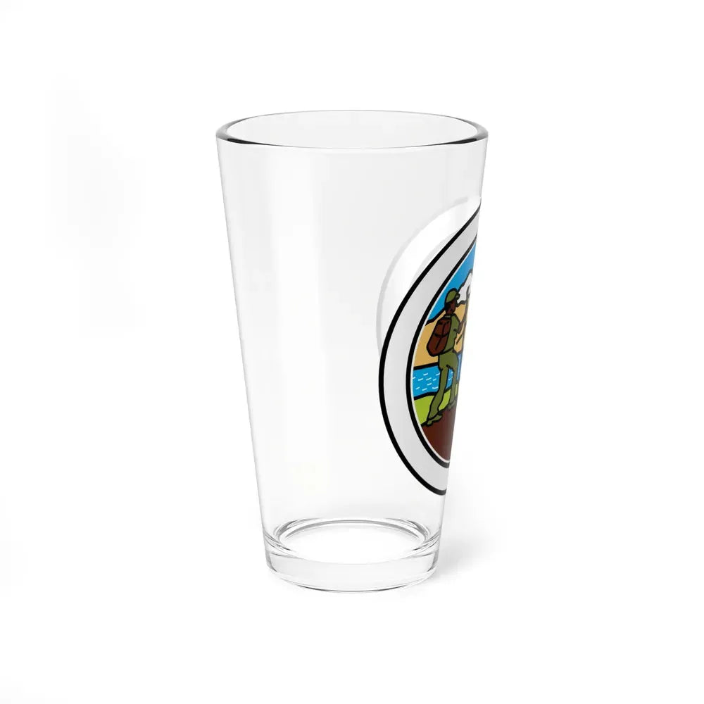 Hiking (Boy Scout Merit Badge) Pint Glass 16oz - Go Mug Yourself