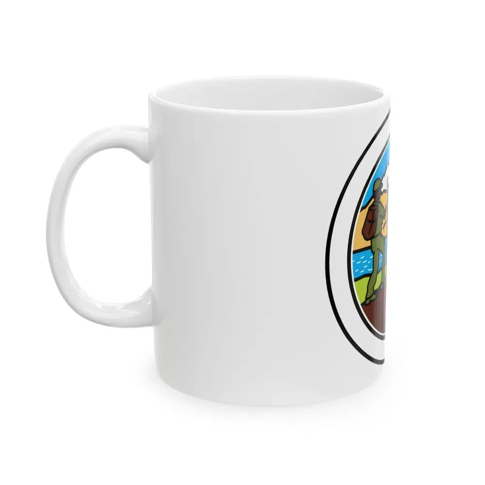 Hiking (Boy Scout Merit Badge) White Coffee Mug - Go Mug Yourself