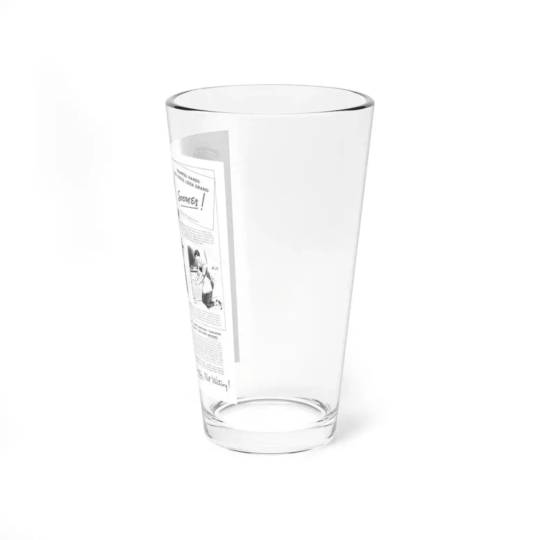 Hinds ad, 1937 - Pint Glass 16oz - Go Mug Yourself