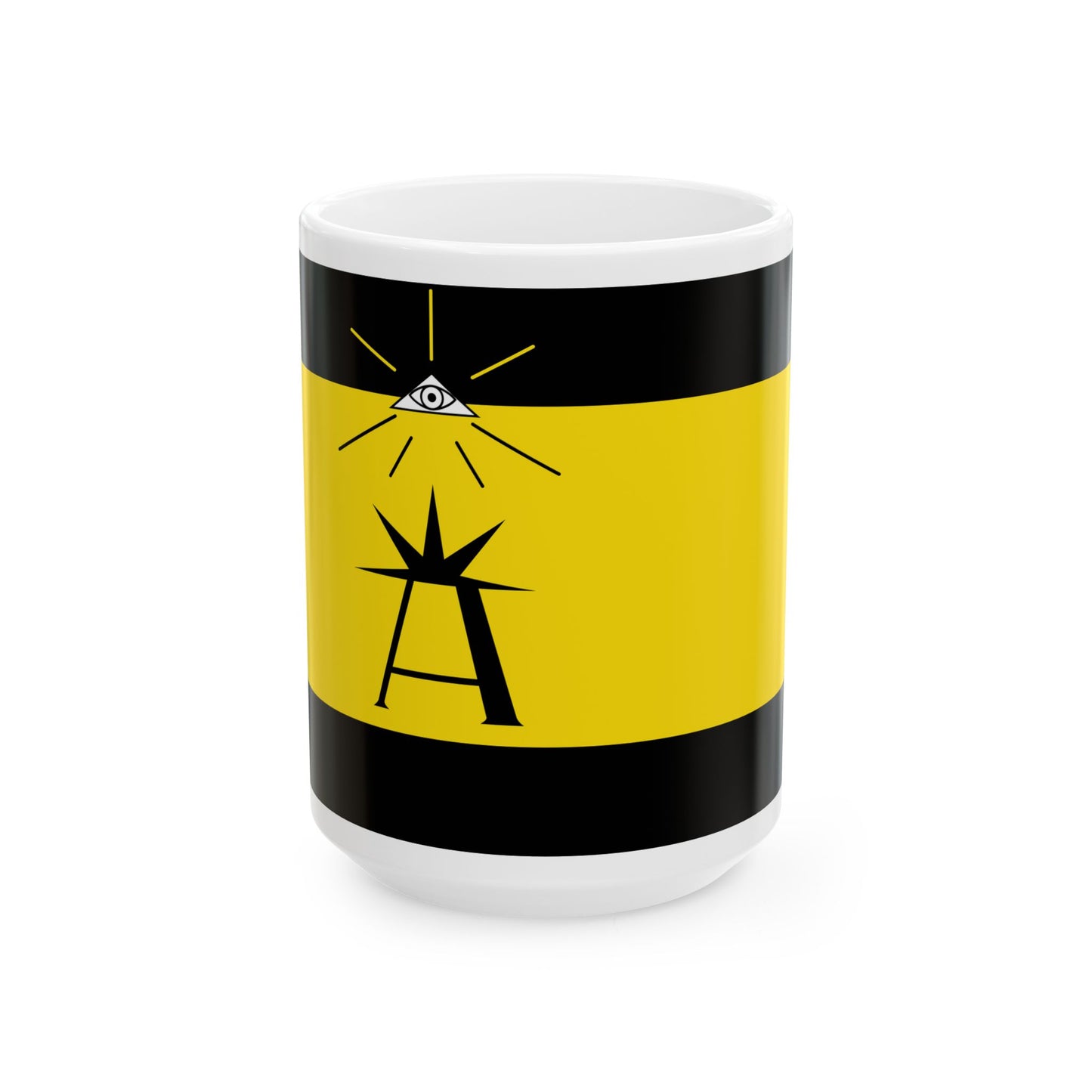 Hissflagge der Gemeinde Arolsen 1929 (Germany) White Coffee Mug-15oz-Go Mug Yourself