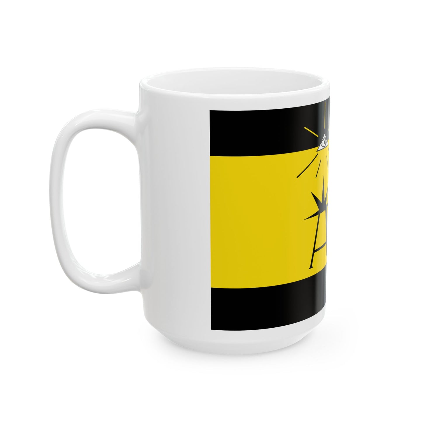 Hissflagge der Gemeinde Arolsen 1929 (Germany) White Coffee Mug-Go Mug Yourself