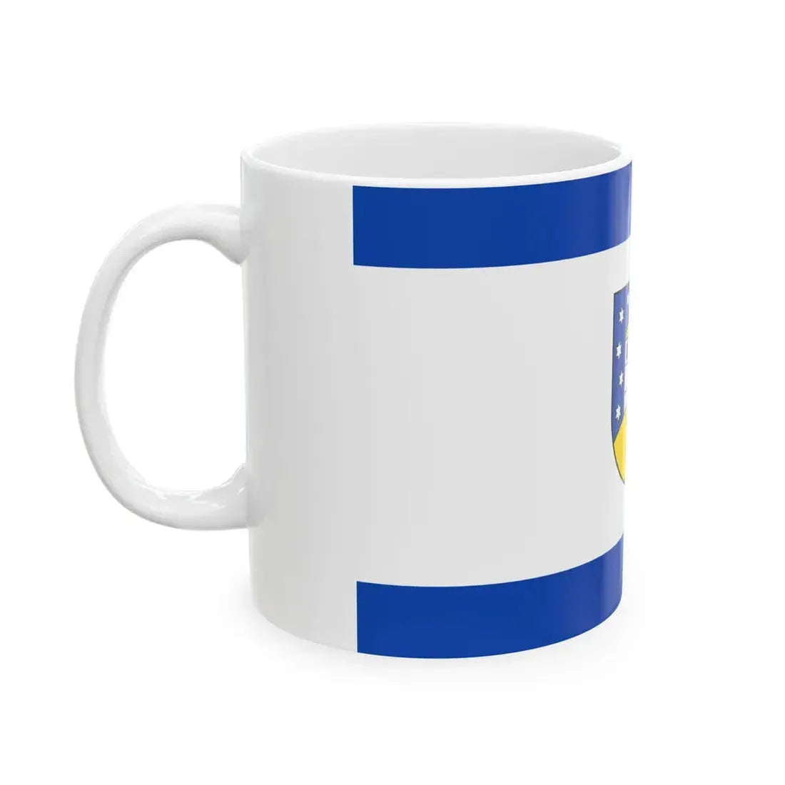 Hissflagge der Gemeinde Petersberg Saalekreis (Germany) White Coffee Mug - Go Mug Yourself