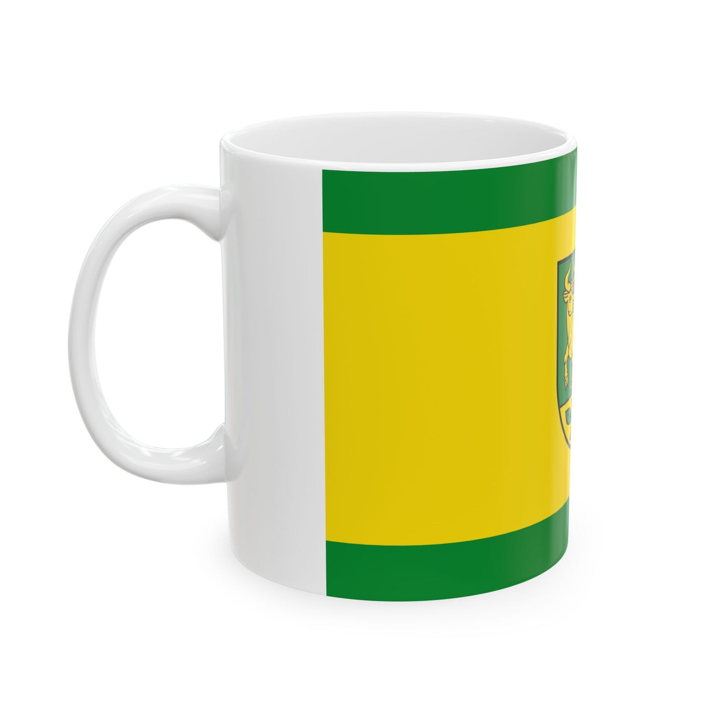 Hissflagge der Gemeinde Tauer (Germany) White Coffee Mug-Go Mug Yourself
