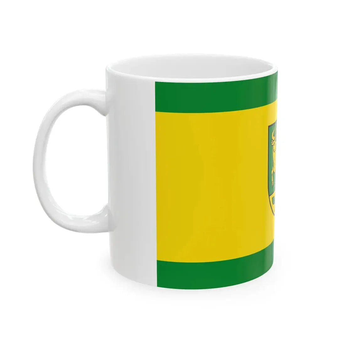 Hissflagge der Gemeinde Tauer (Germany) White Coffee Mug - Go Mug Yourself