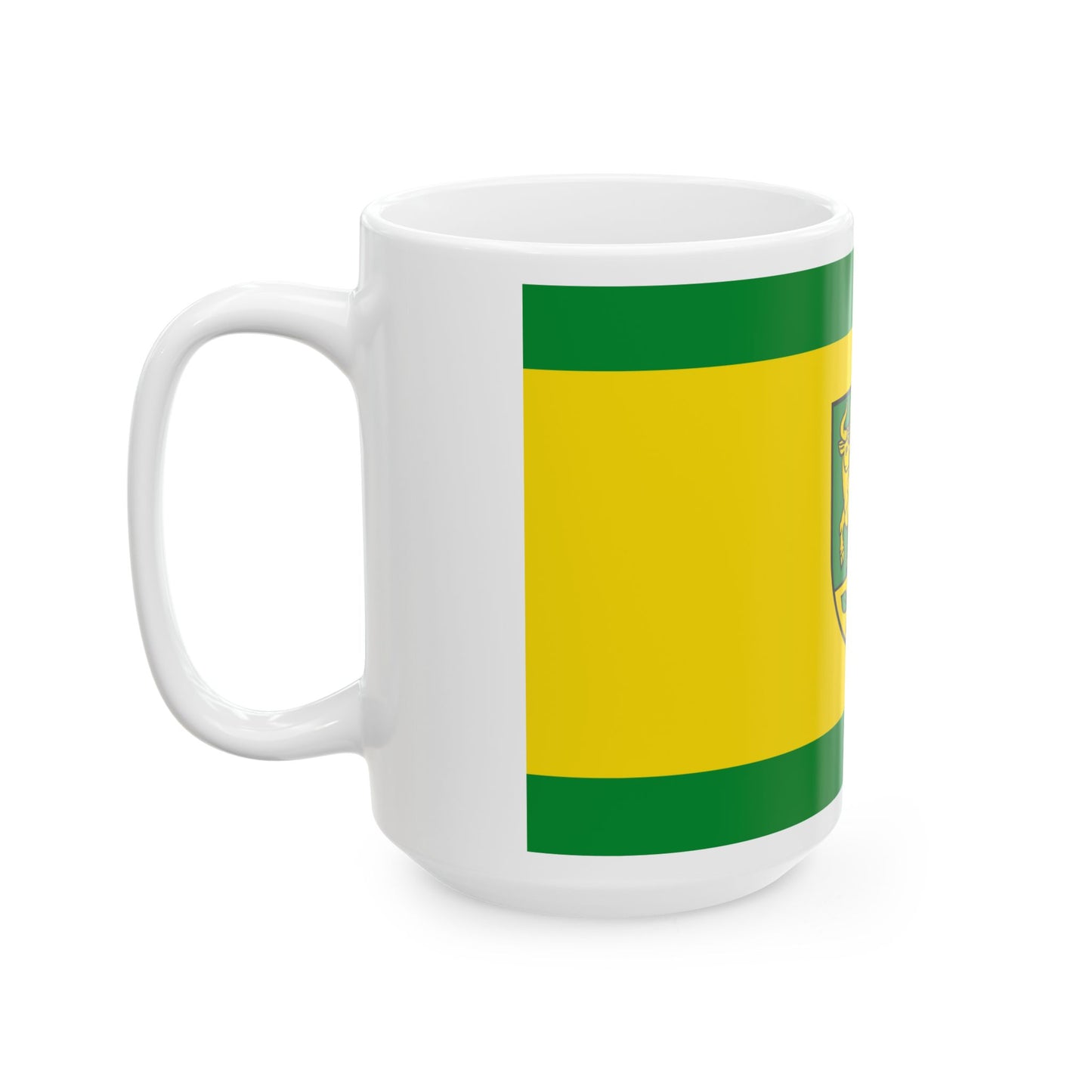 Hissflagge der Gemeinde Tauer (Germany) White Coffee Mug-Go Mug Yourself