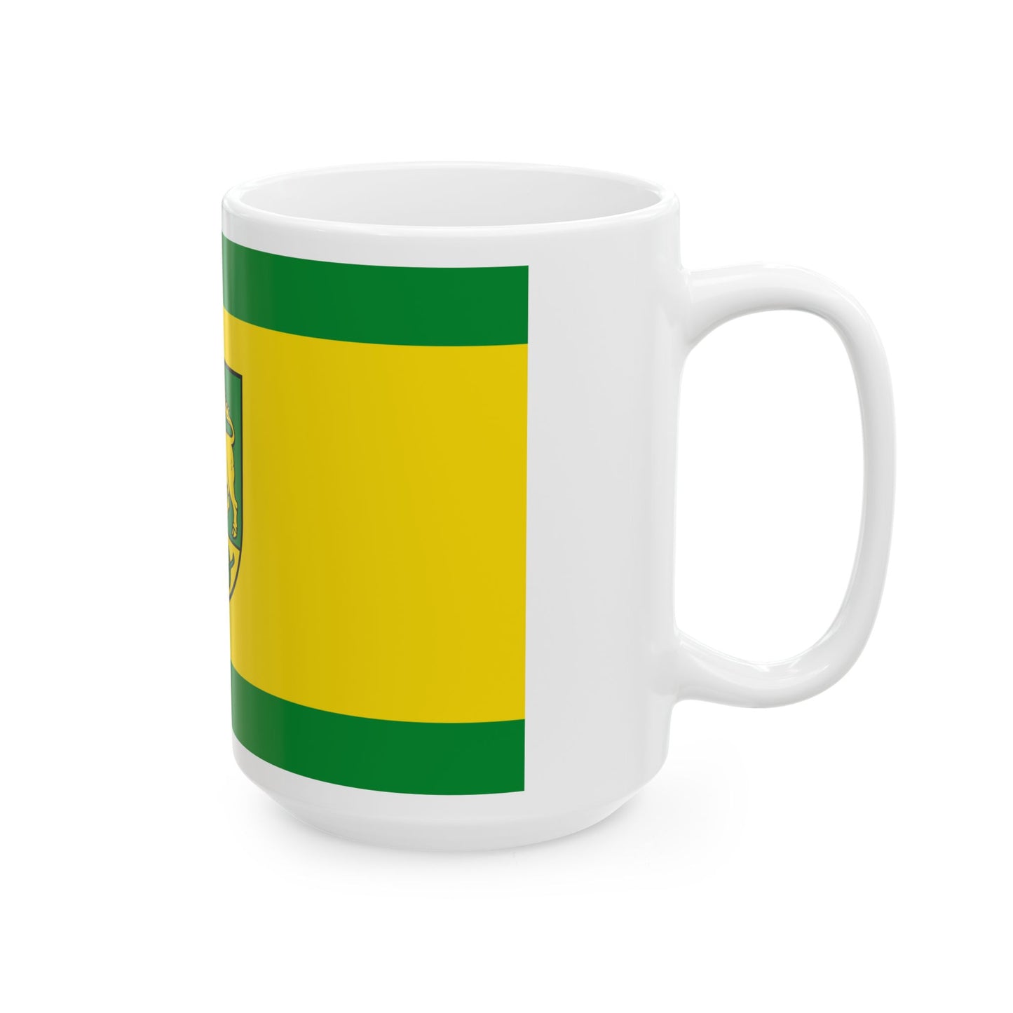 Hissflagge der Gemeinde Tauer (Germany) White Coffee Mug-Go Mug Yourself