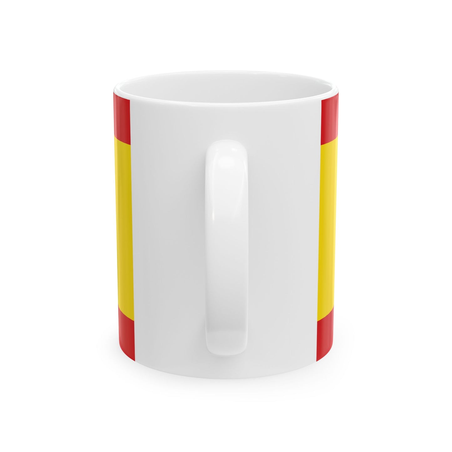 Hissflagge der Gemeinde Uckerland (Germany) White Coffee Mug-Go Mug Yourself