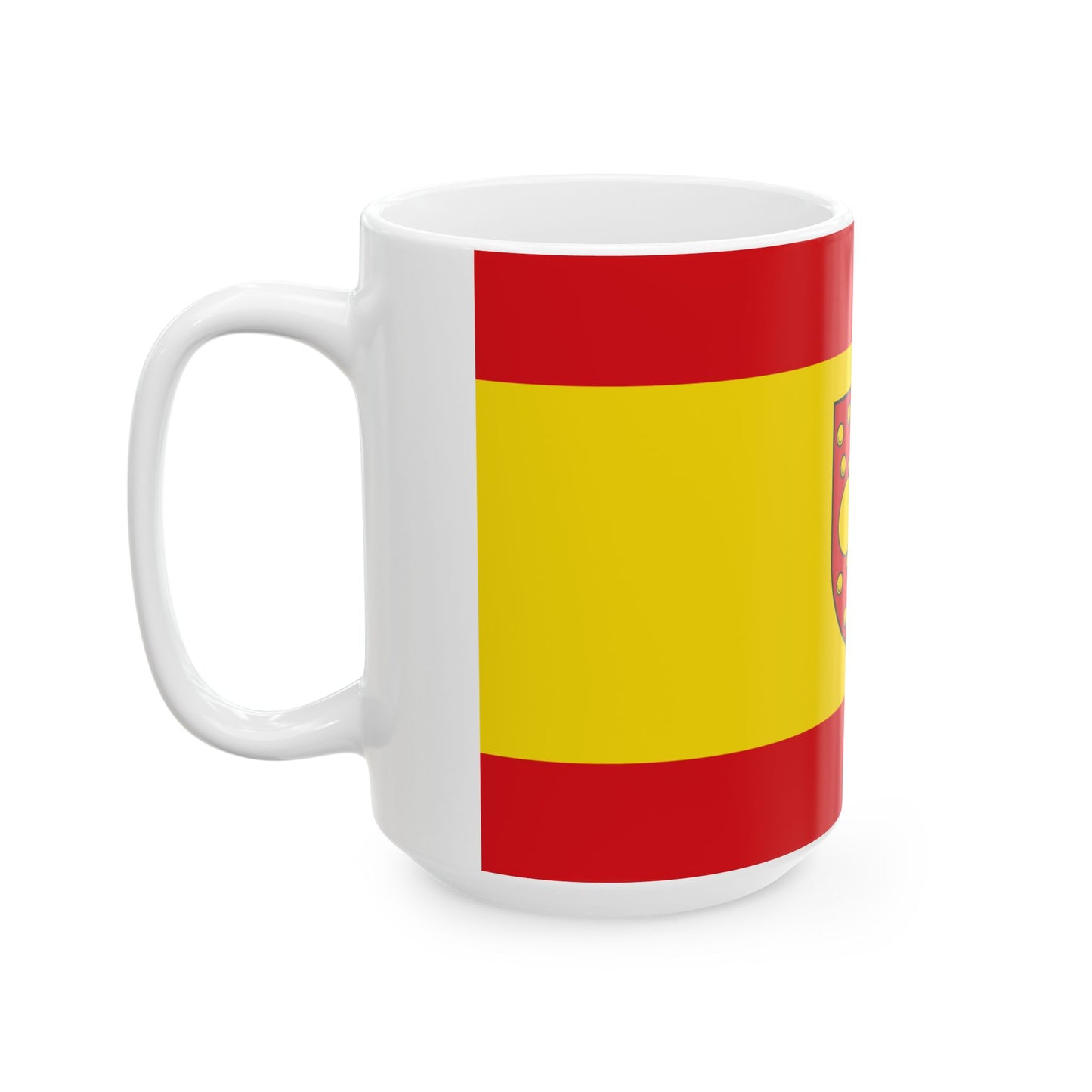 Hissflagge der Gemeinde Uckerland (Germany) White Coffee Mug-Go Mug Yourself