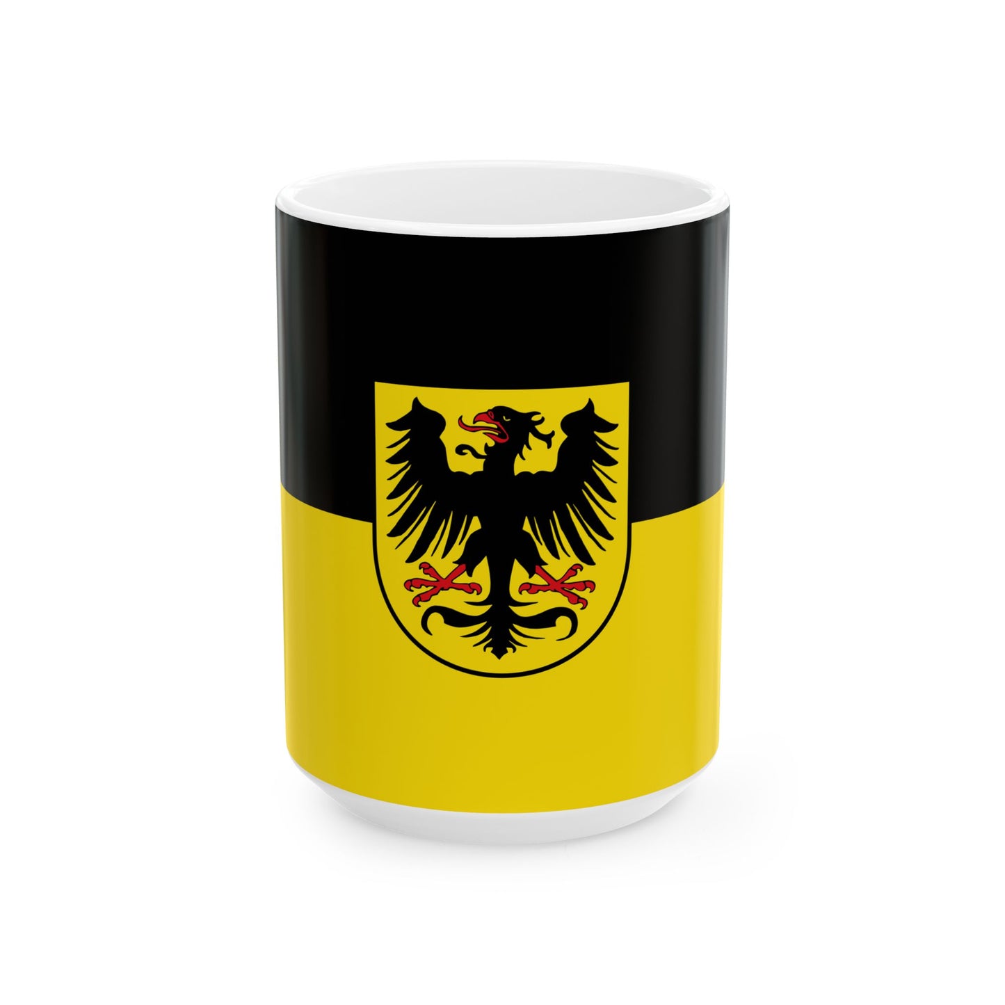 Hissflagge der Stadt Arnstadt (Germany) White Coffee Mug-15oz-Go Mug Yourself