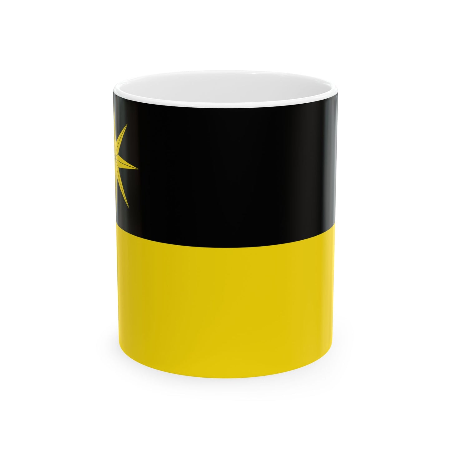 Hissflagge der Stadt Bad Wildungen (Germany) White Coffee Mug-11oz-Go Mug Yourself