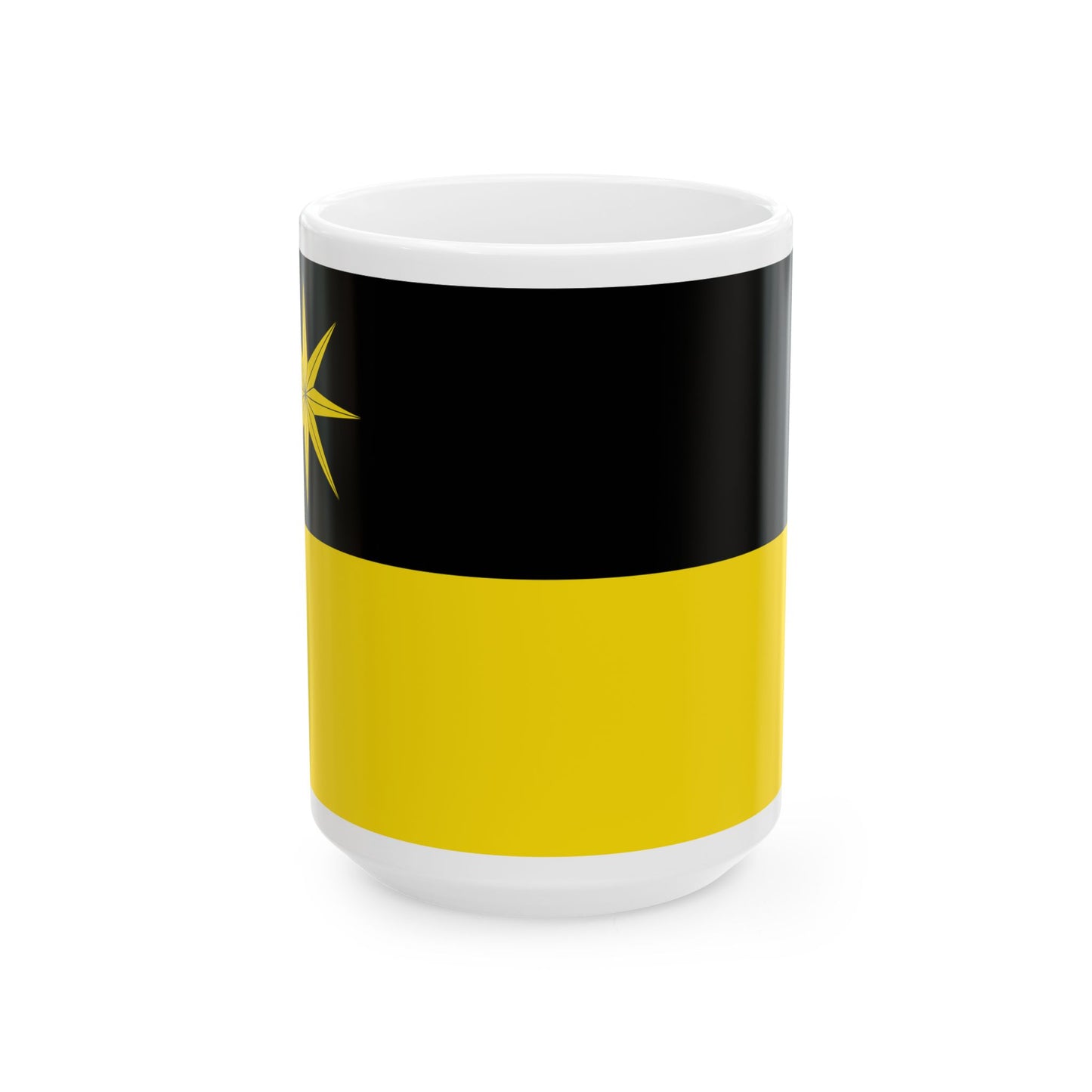 Hissflagge der Stadt Bad Wildungen (Germany) White Coffee Mug-15oz-Go Mug Yourself