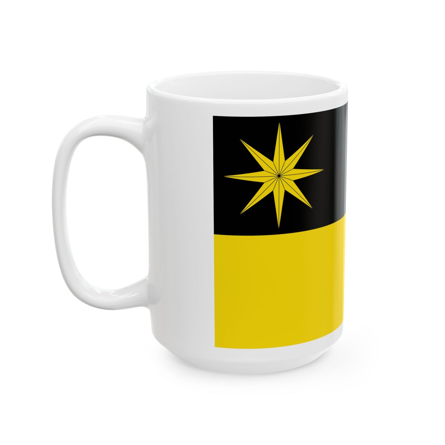 Hissflagge der Stadt Bad Wildungen (Germany) White Coffee Mug-Go Mug Yourself