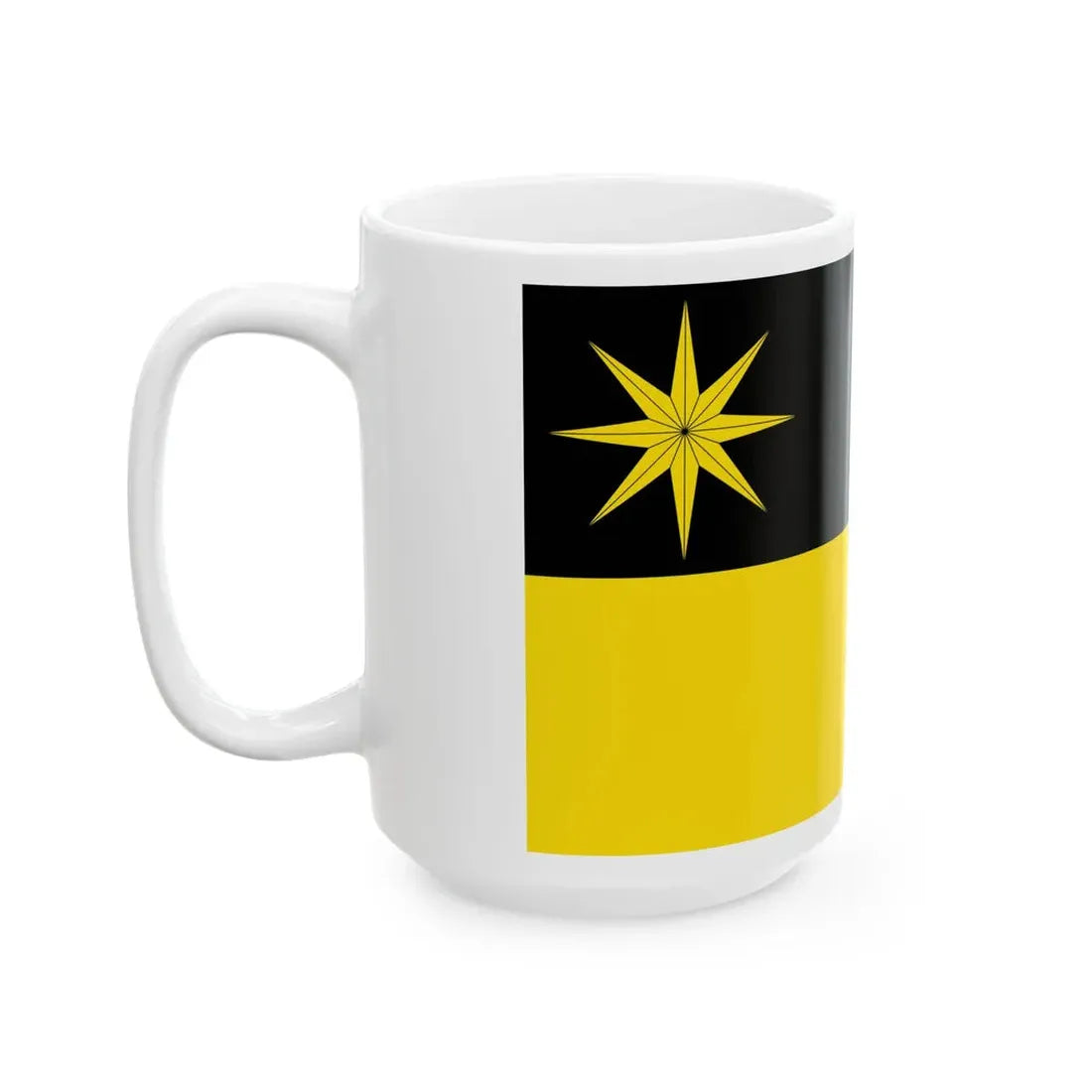 Hissflagge der Stadt Bad Wildungen (Germany) White Coffee Mug - Go Mug Yourself