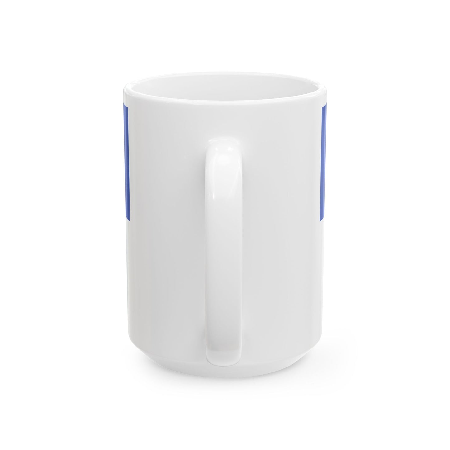 Hissflagge der Stadt Darmstadt (Germany) White Coffee Mug-Go Mug Yourself