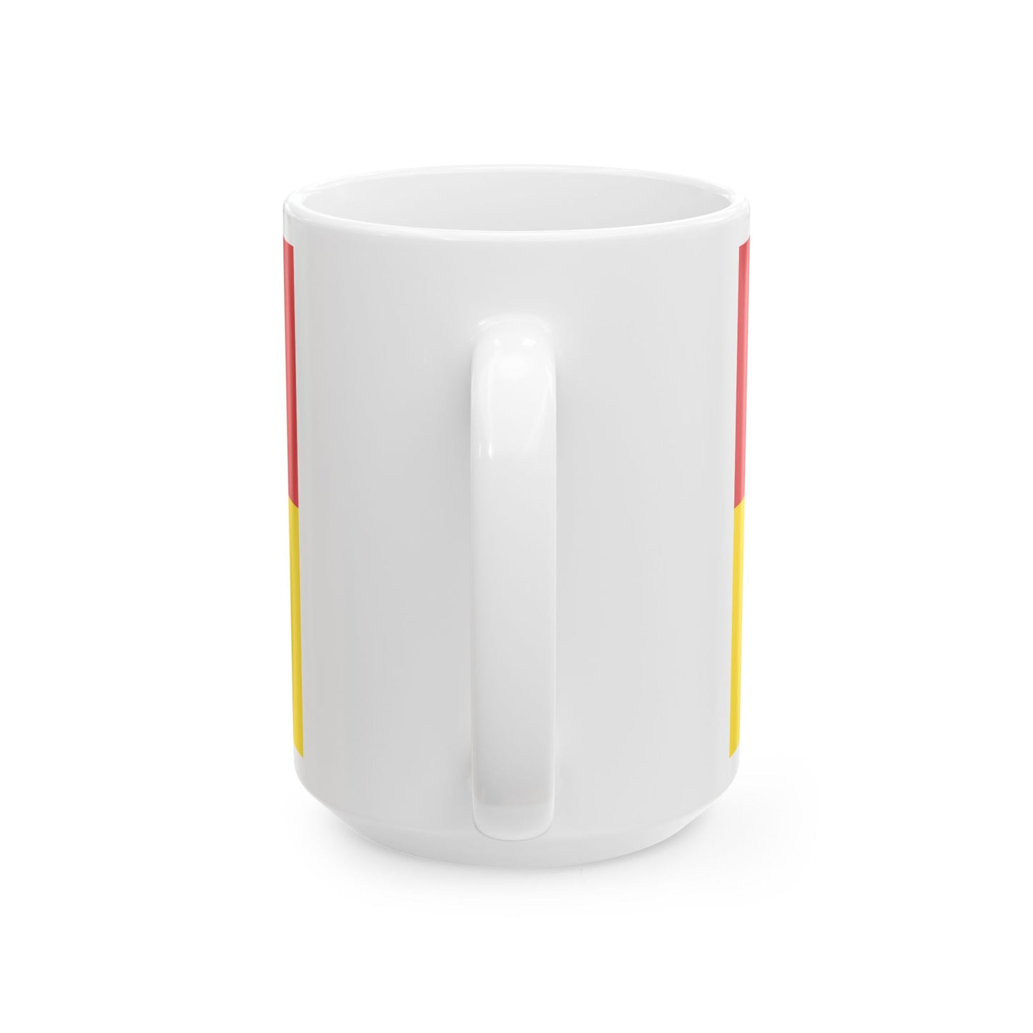 Hissflagge der Stadt Forst Lausitz 2005-2011 (Germany) White Coffee Mug-Go Mug Yourself