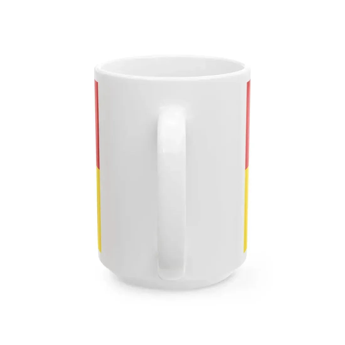 Hissflagge der Stadt Forst Lausitz 2005-2011 (Germany) White Coffee Mug - Go Mug Yourself