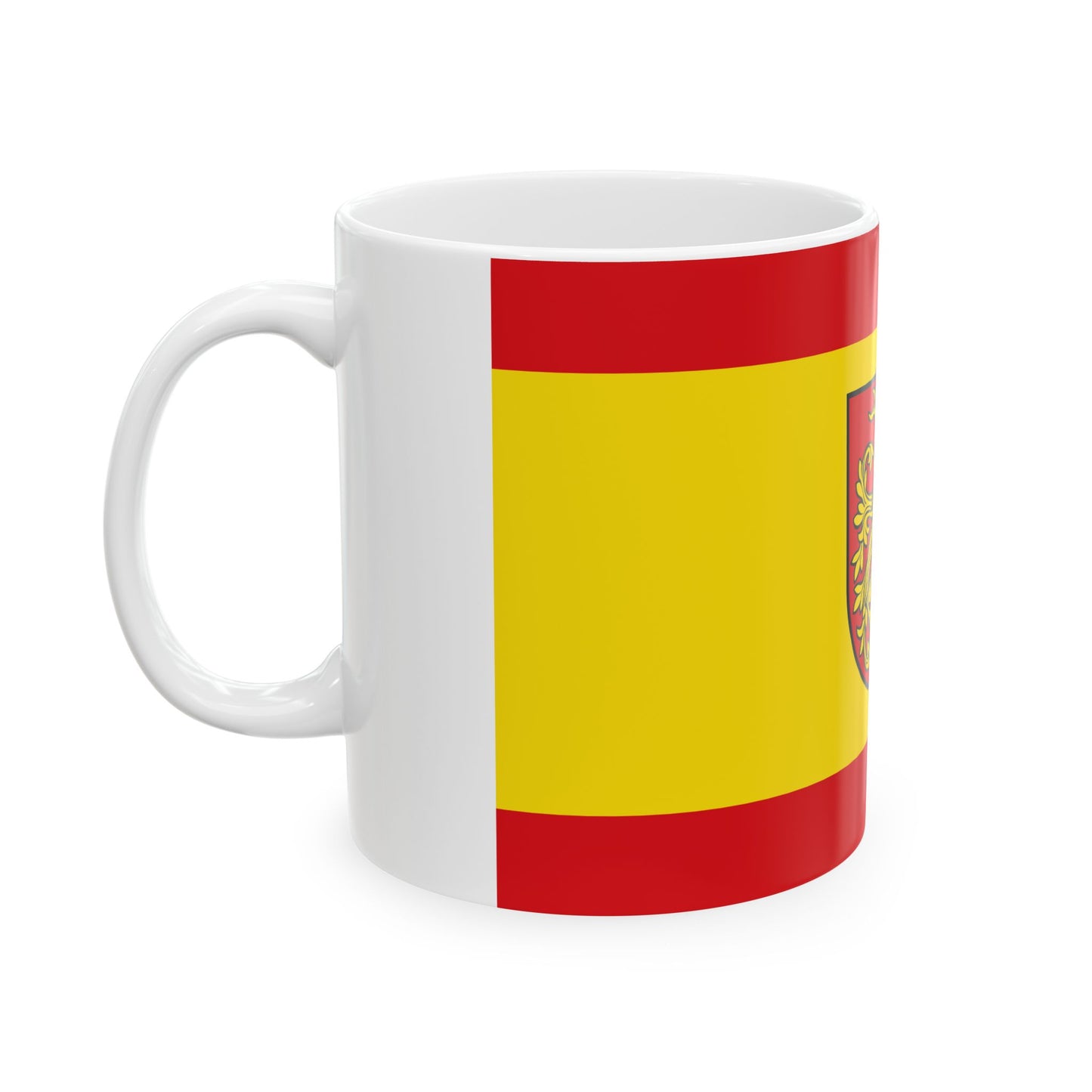 Hissflagge der Stadt Forst Lausitz (Germany) White Coffee Mug-Go Mug Yourself