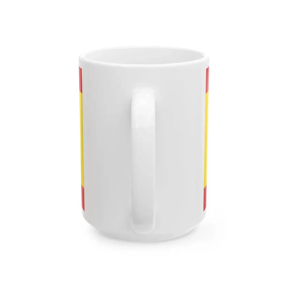 Hissflagge der Stadt Forst Lausitz (Germany) White Coffee Mug - Go Mug Yourself