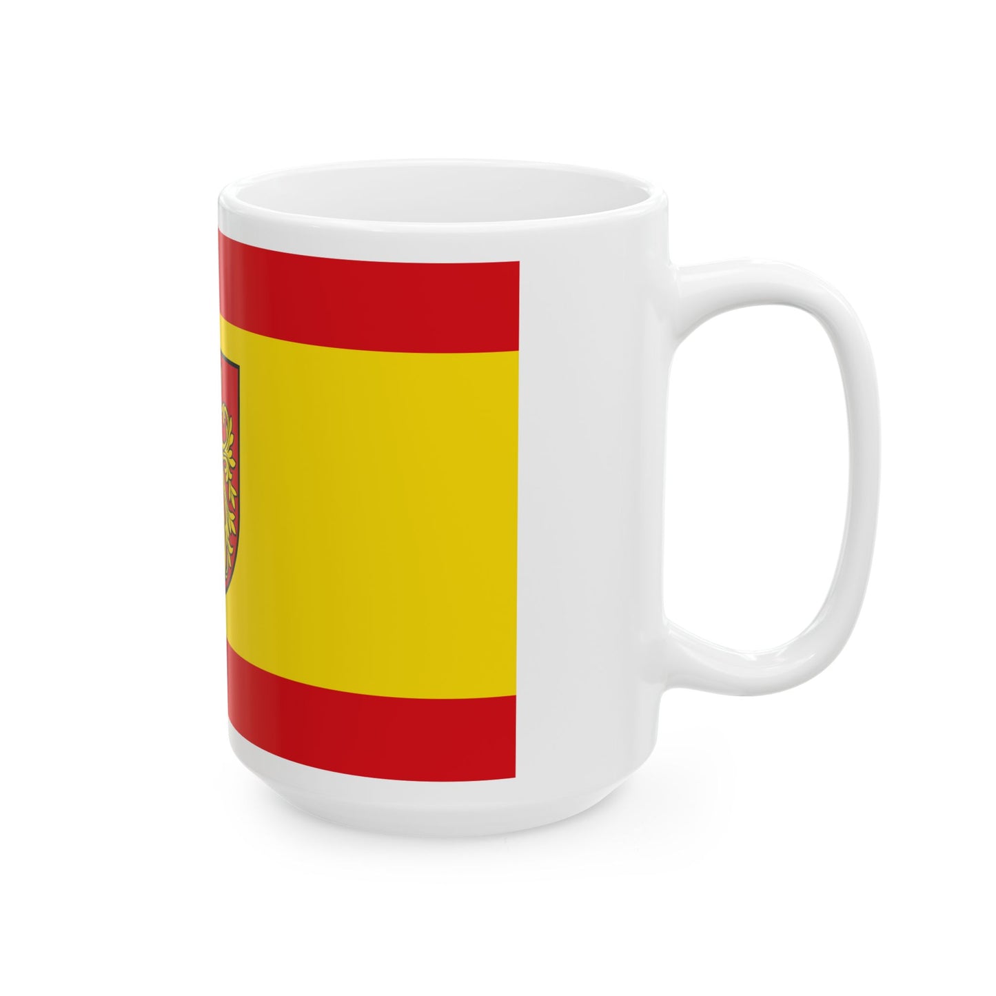 Hissflagge der Stadt Forst Lausitz (Germany) White Coffee Mug-Go Mug Yourself