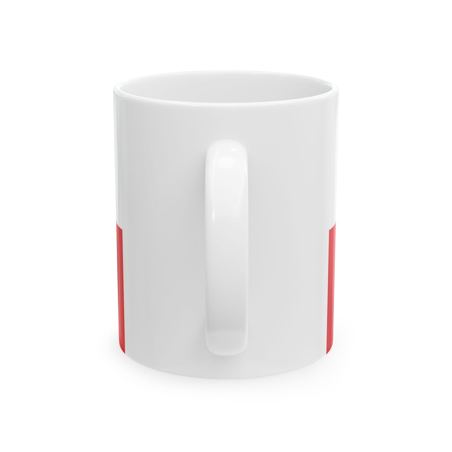Hissflagge der Stadt Frankfurt am Main (Germany) White Coffee Mug-Go Mug Yourself