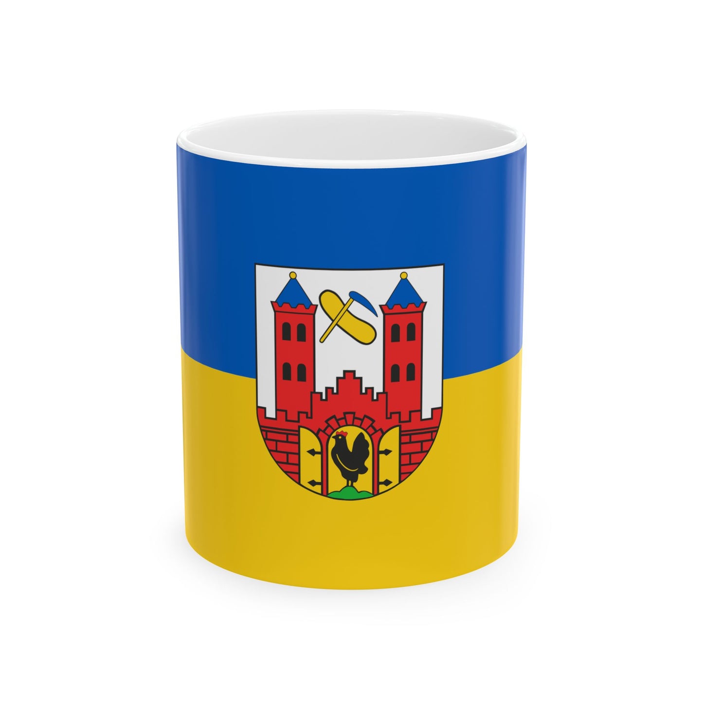 Hissflagge Suhl (Germany) White Coffee Mug-11oz-Go Mug Yourself