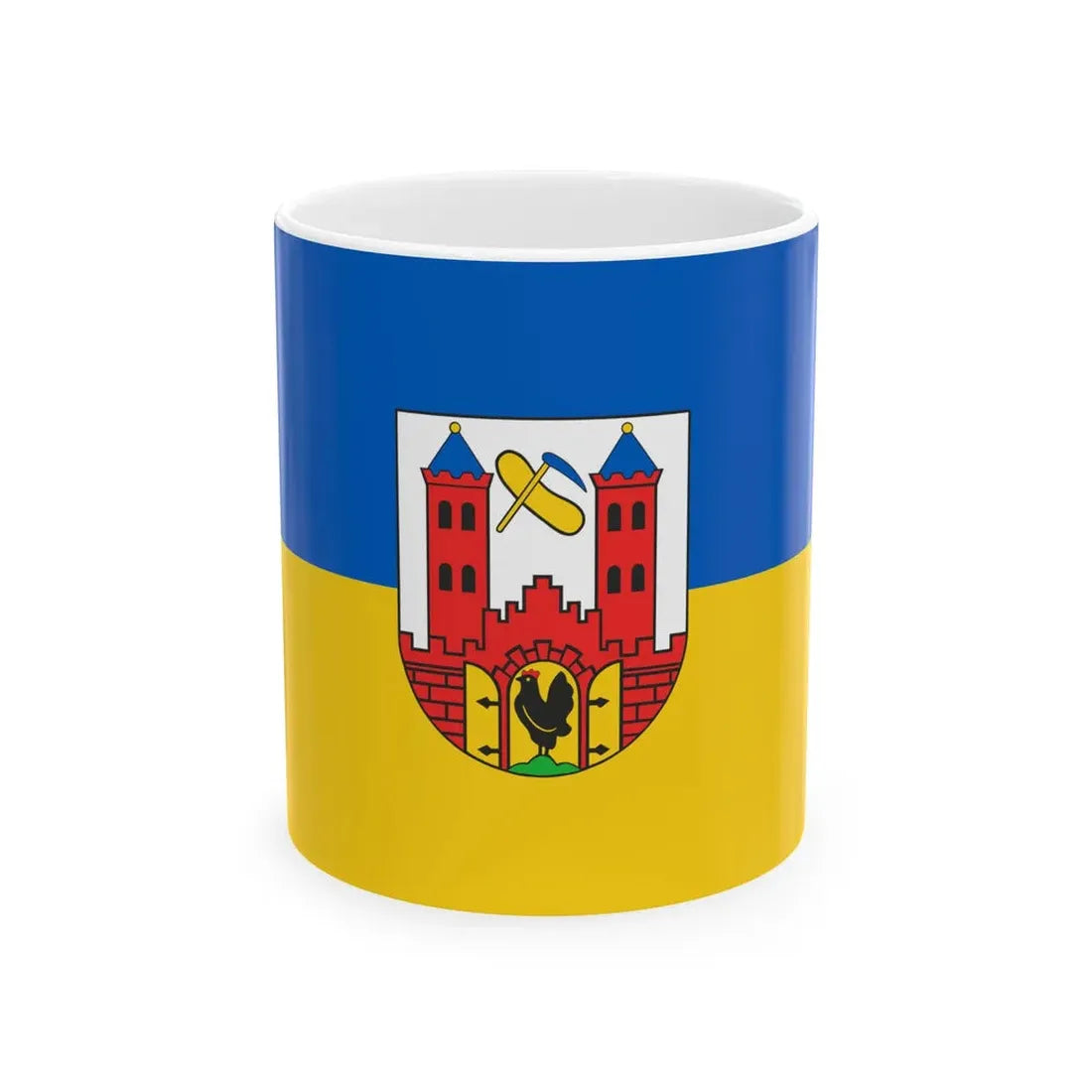 Hissflagge Suhl (Germany) White Coffee Mug 11oz - Go Mug Yourself