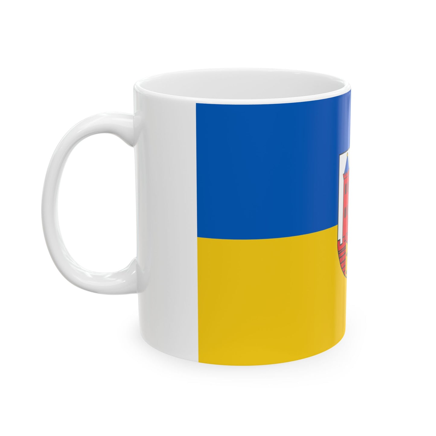 Hissflagge Suhl (Germany) White Coffee Mug-Go Mug Yourself