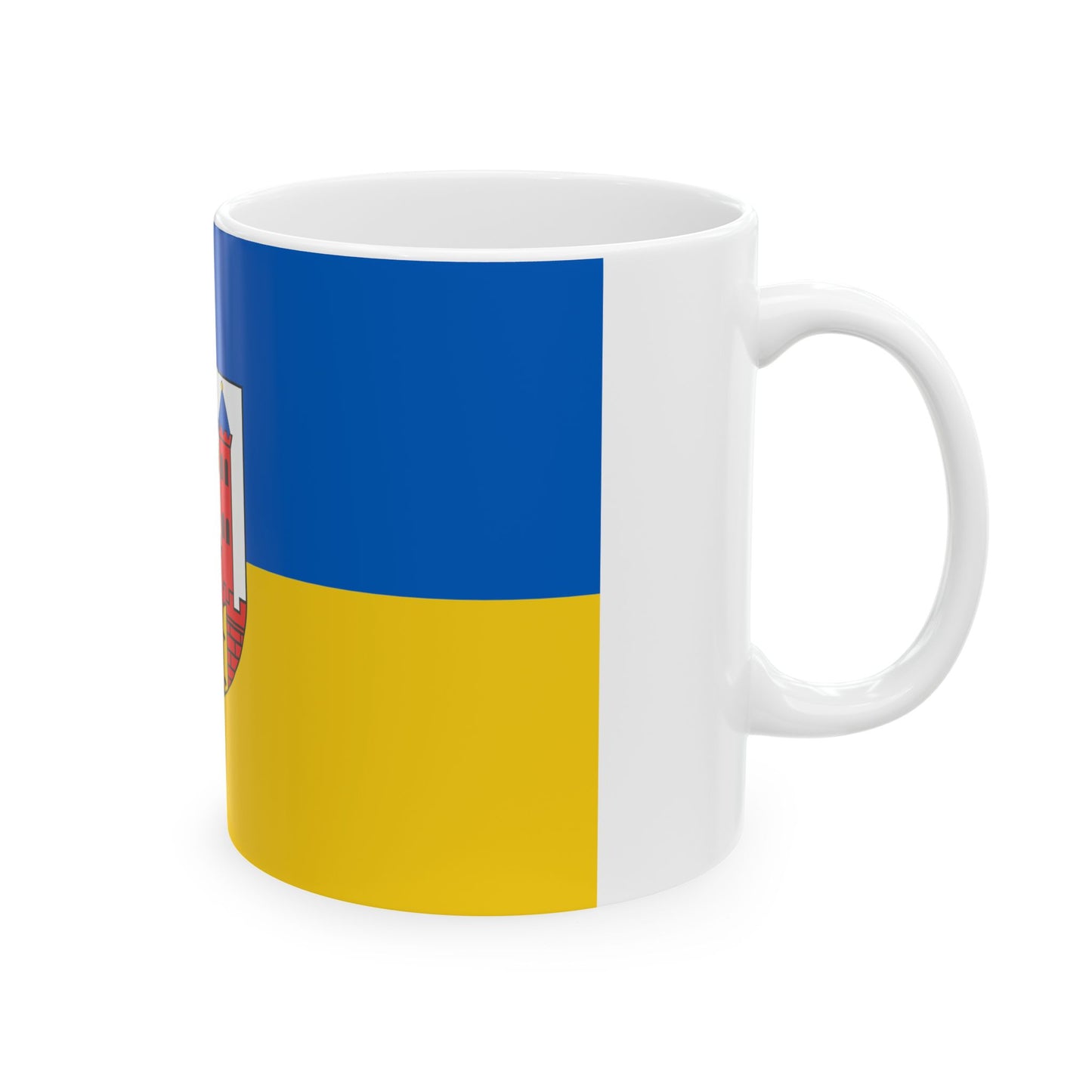 Hissflagge Suhl (Germany) White Coffee Mug-Go Mug Yourself