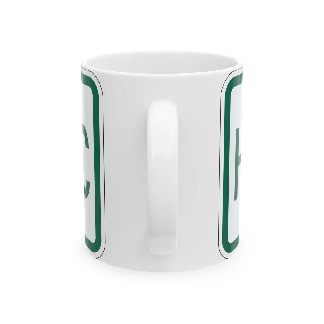 Historic plate Vermont (Vermont) (Road Sign) White Coffee Mug - Go Mug Yourself