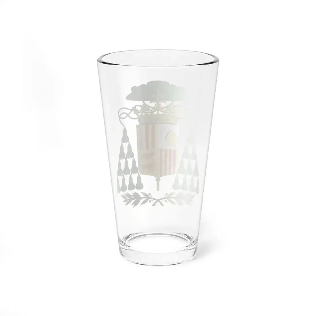 Historical Coat of Arms of Ecclesiastic Co-Prince of Andorra - Pint Glass 16oz - Go Mug Yourself
