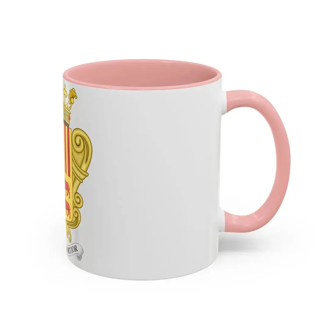 Historical Coat of Arms of French Prince of Andorra - Accent Coffee Mug - Go Mug Yourself