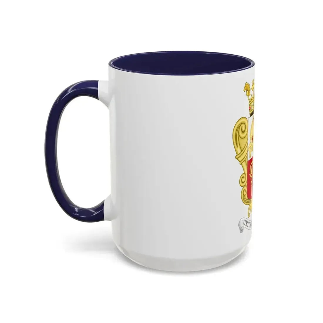 Historical Coat of Arms of French Prince of Andorra - Accent Coffee Mug - Go Mug Yourself