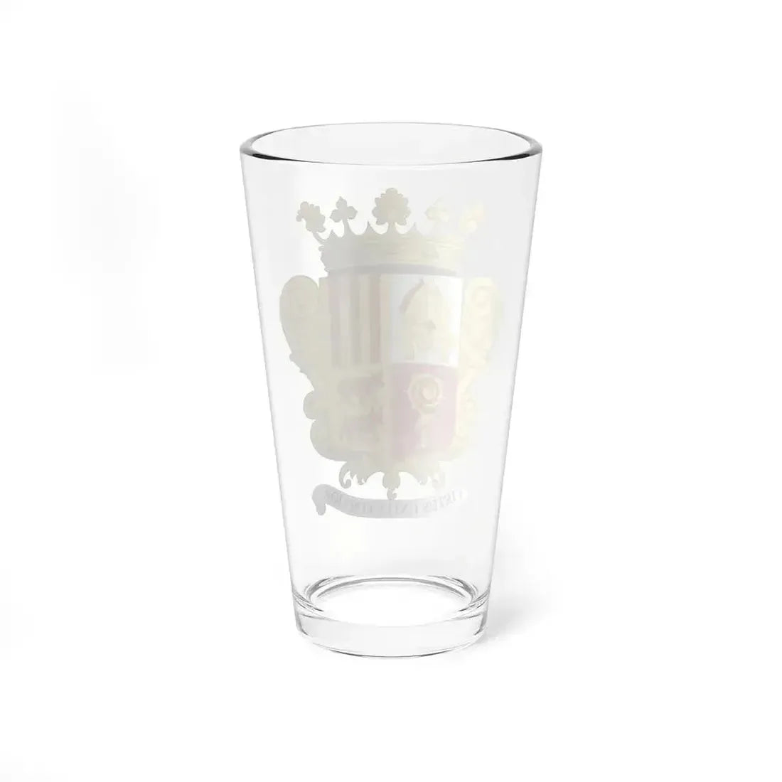 Historical Coat of Arms of French Prince of Andorra - Pint Glass 16oz - Go Mug Yourself