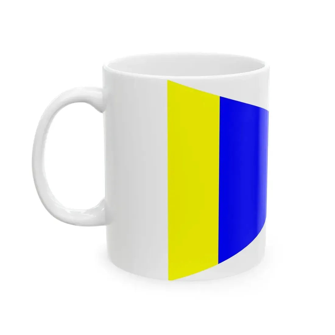 Historical Flag of Novgorod (Russia) White Coffee Mug - Go Mug Yourself