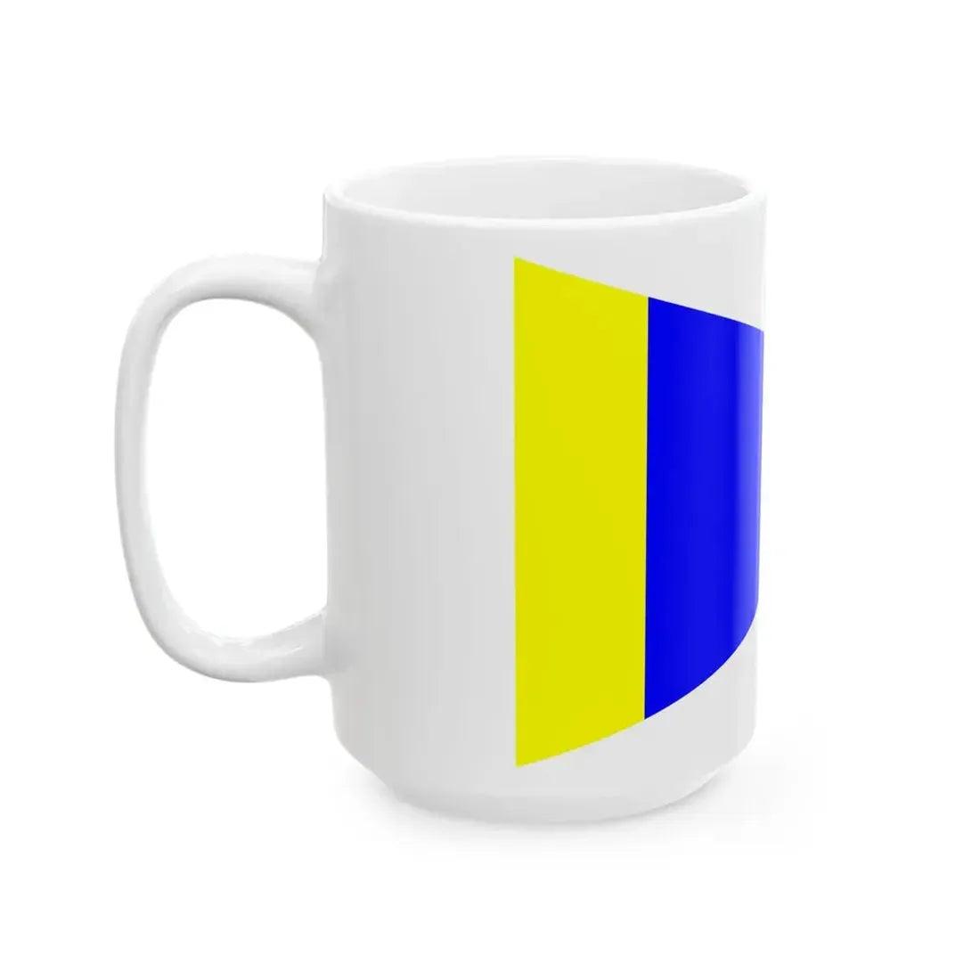 Historical Flag of Novgorod (Russia) White Coffee Mug - Go Mug Yourself