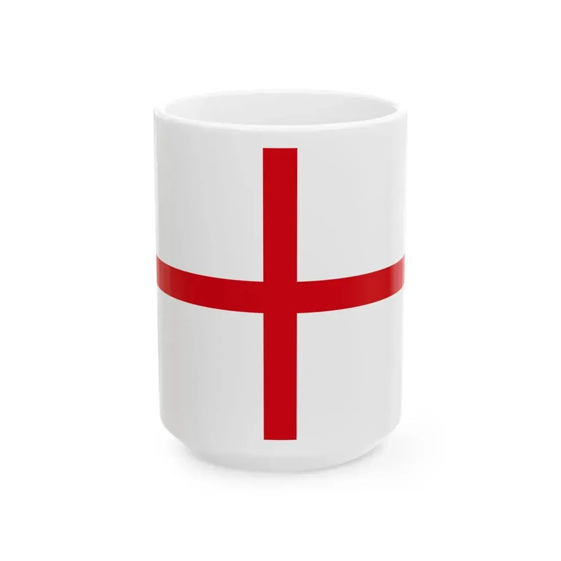 Historical merchant fleet flag of Montenegro early version (Montenegro) White Coffee Mug 15oz - Go Mug Yourself