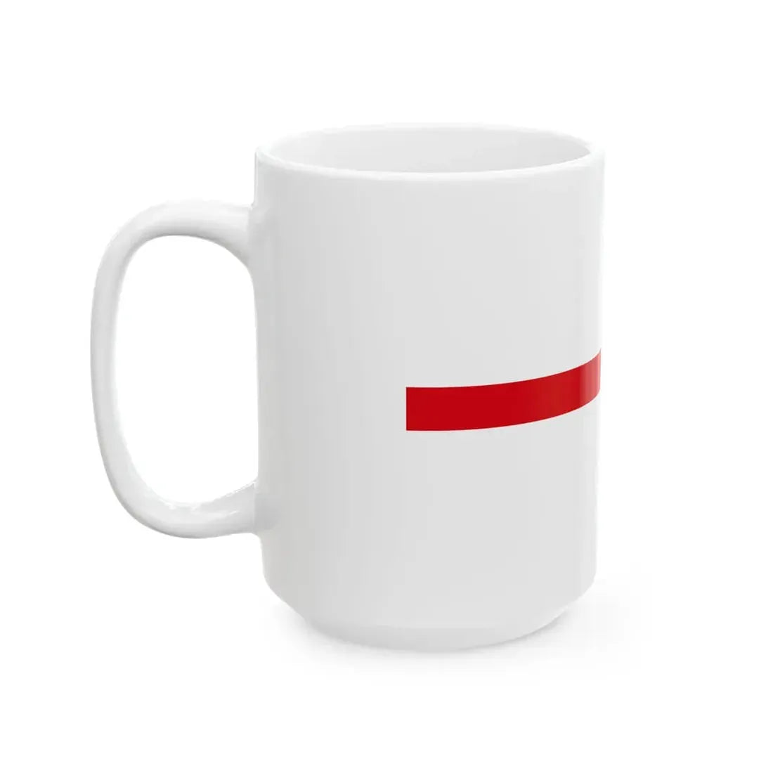 Historical merchant fleet flag of Montenegro early version (Montenegro) White Coffee Mug - Go Mug Yourself