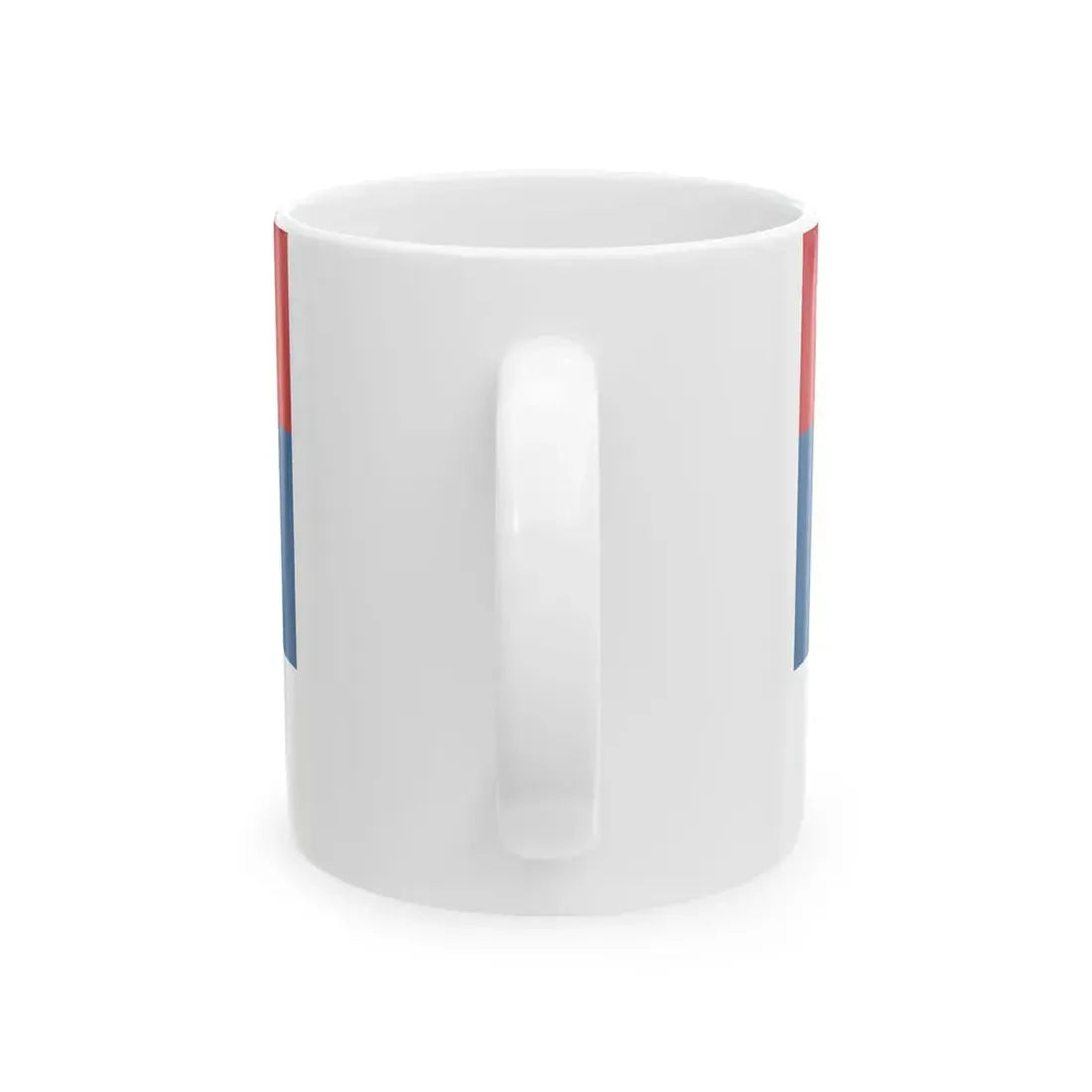 Historical merchant fleet flag of Montenegro (Montenegro) White Coffee Mug - Go Mug Yourself