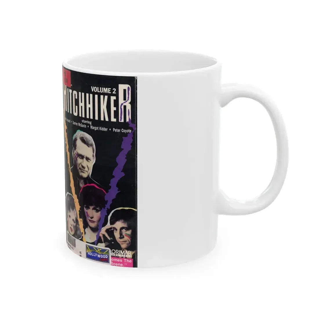 HITCHHIKER TV SERIES VOLUME 2 (VHS COVER) - White Coffee Mug - Go Mug Yourself