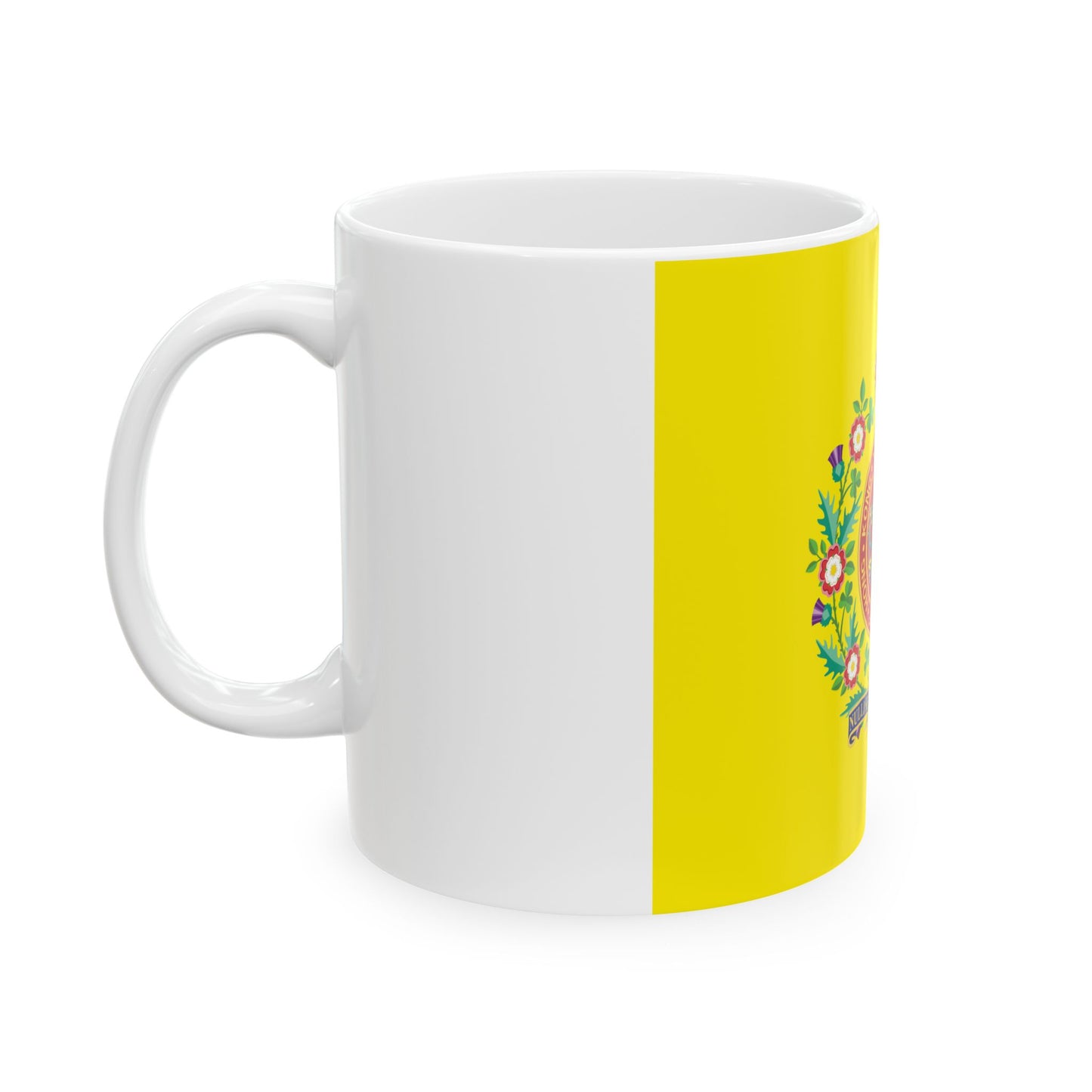 HKVDC Regimental Colour (China) White Coffee Mug-Go Mug Yourself