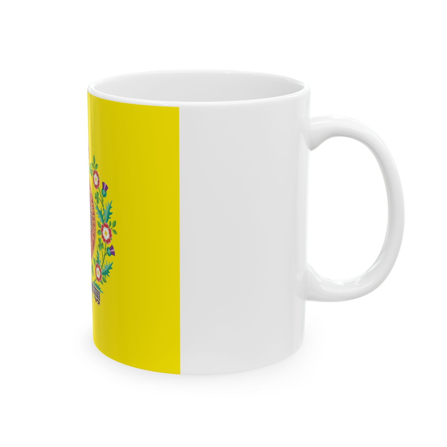 HKVDC Regimental Colour (China) White Coffee Mug-Go Mug Yourself