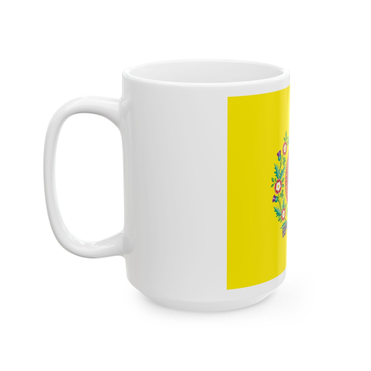 HKVDC Regimental Colour (China) White Coffee Mug-Go Mug Yourself