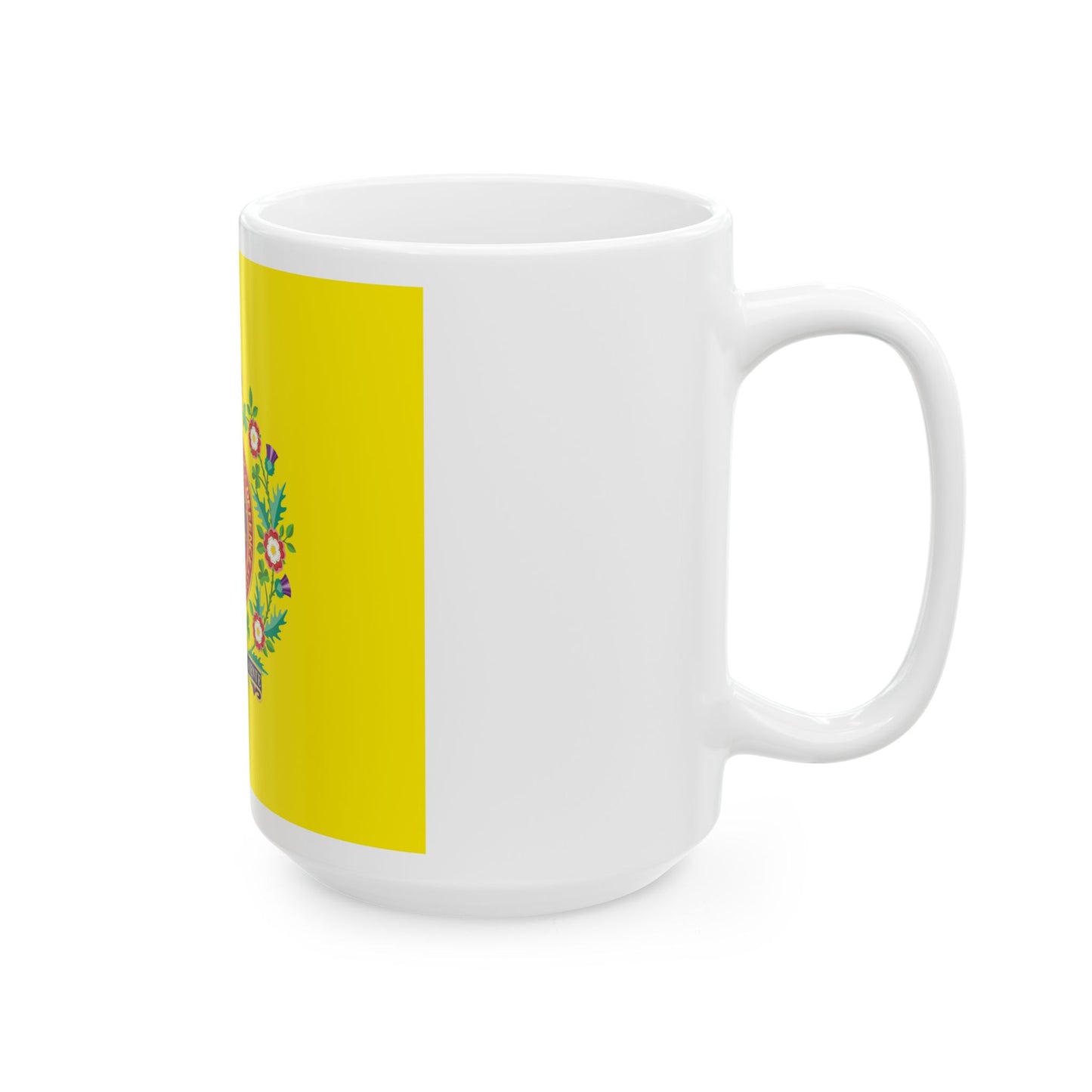 HKVDC Regimental Colour (China) White Coffee Mug-Go Mug Yourself