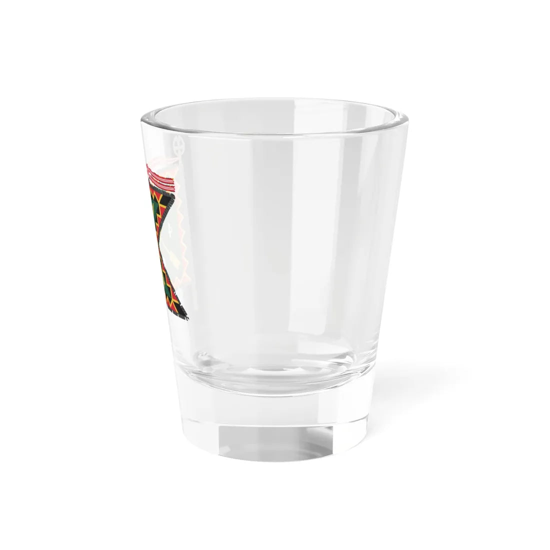 Hämeen panssaripataljoonan lippu (Finland) Shot Glass 1.5oz - Go Mug Yourself
