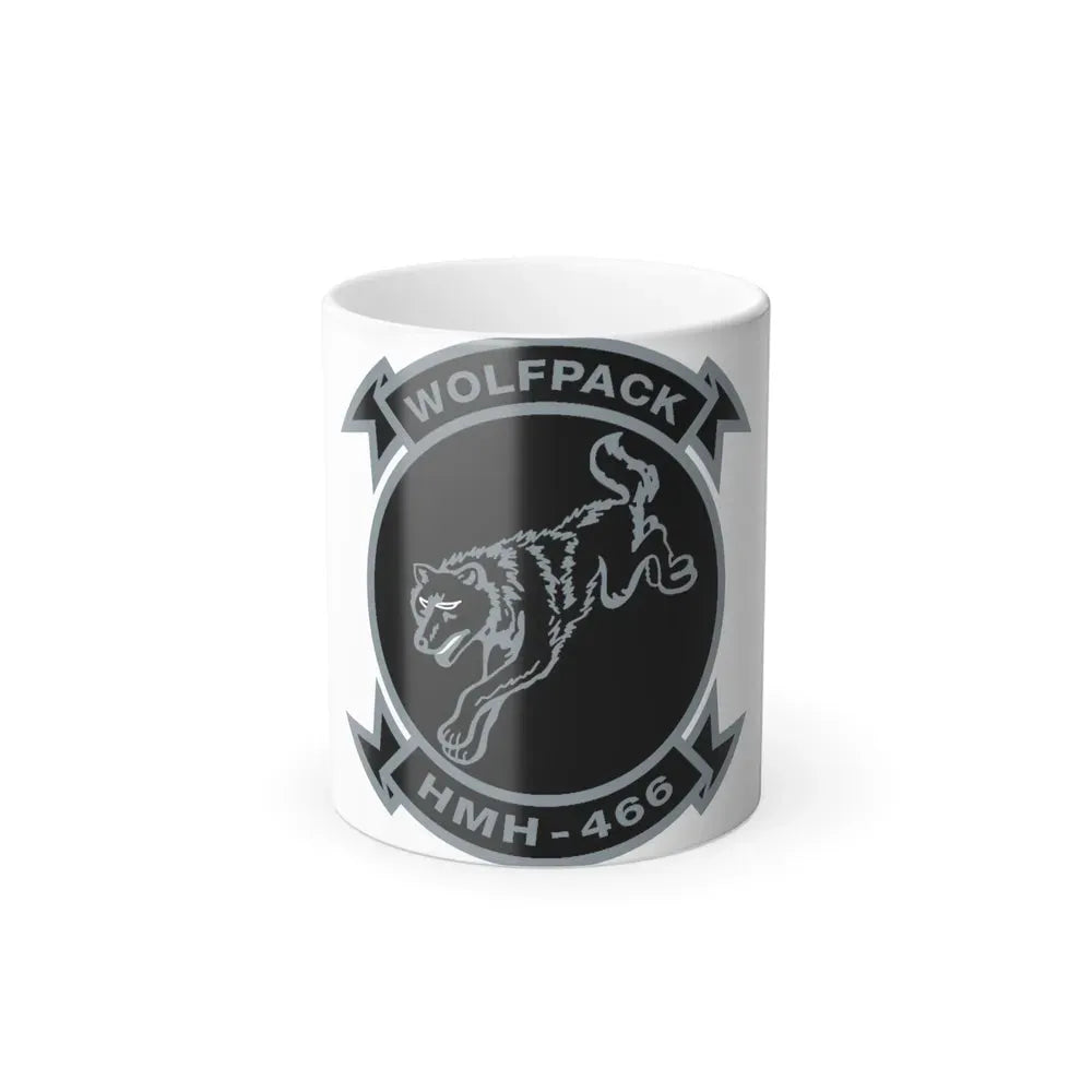 HMH 466 Wolfpack (USMC) Color Changing Coffee Mug 11oz - Go Mug Yourself